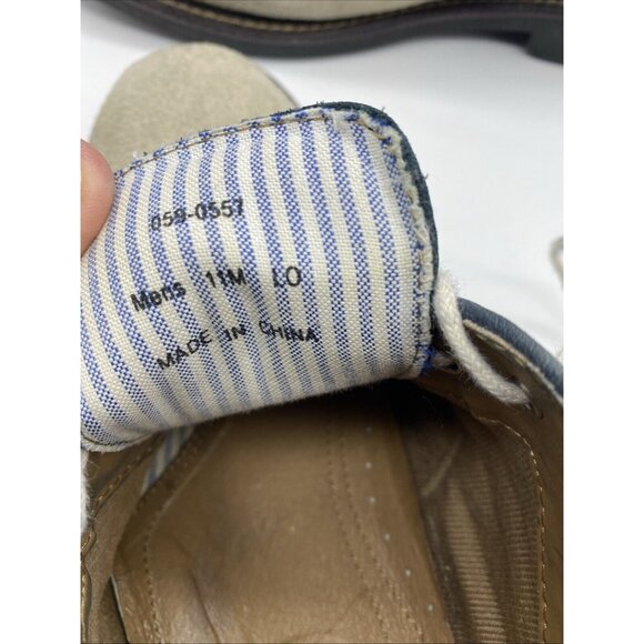 Johnston & Murphy Gray Navy Blue Saddlebuck Oxfords Men’s 11 Style 059-0557 main image 7